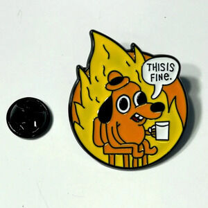 Gunshow ‘On Fire’  Comic - This is fine. Meme Pin 🔥